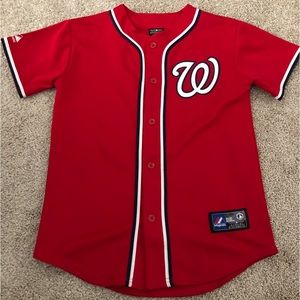 Boys Washington Nationals baseball jersey